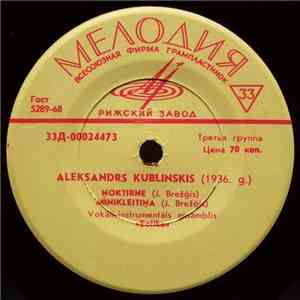 Aleksandrs Kublinskis, Eolika - Noktirne flac download
