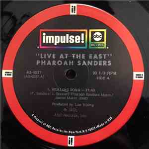 Pharoah Sanders - Live At The East flac download