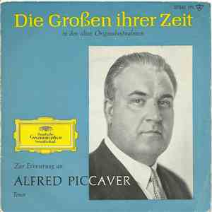 Alfred Piccaver - Zur Erinnerung An Alfred Piccaver, Tenor flac download
