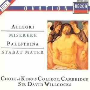 Allegri, Palestrina - Willcocks / Choir Of King's College, Cambridge - Miserere / Stabat Mater flac download