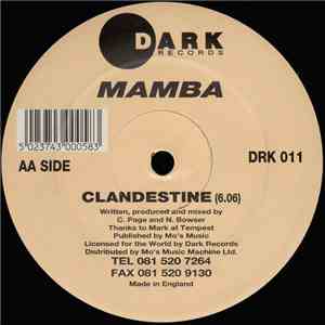 Mamba - To Amora / Clandestine flac download