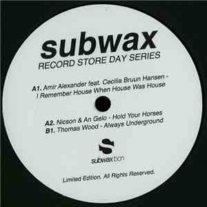 Various - Subwax Record Store Day Series 2015 flac download