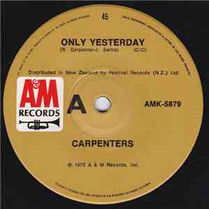 Carpenters - Only Yesterday flac download