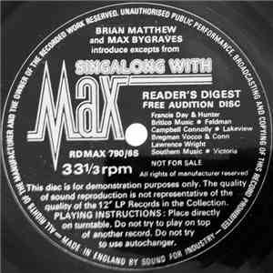 Brian Matthew and Max Bygraves - Excerpts From "Singalong With Max" flac download