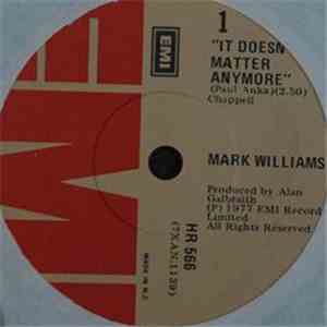 Mark Williams  - It Doesn't Matter Anymore flac download