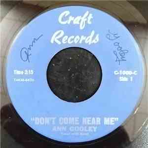 Ann Gooley - Don't Come Near Me flac download