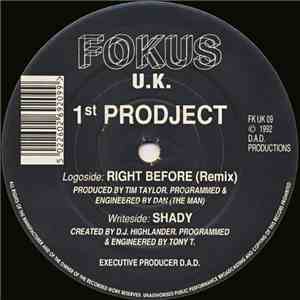 1st Prodject - Right Before (Remix) / Shady flac download