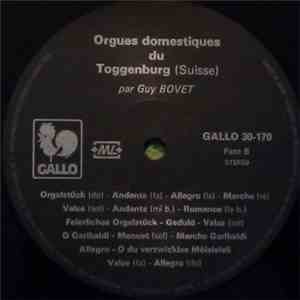 Guy Bovet - Orgues Domestiques Du Toggenburg flac download