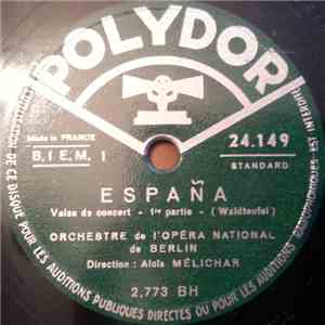 Orchestre De L'Opéra National De Berlin - España flac download