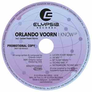 Orlando Voorn - I Know (Including Lucien Foort Remix) FLAC download