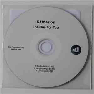 DJ Marlon - The One For You flac download