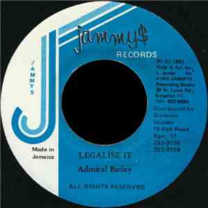 Admiral Bailey - Legalise It flac download