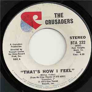 The Crusaders - That's How I Feel flac download