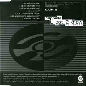 Cappella - U Got 2 Know (Revisited) flac download