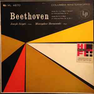 Joseph Szigeti, Mieczyslaw Horszowski - Beethoven Sonata No. 5 in F Major "Spring" Op. 24, and No. 6 in A Major, Op. 30, No. 1 flac download
