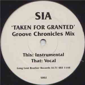 Sia - Taken For Granted (Groove Chronicles Mix) flac download