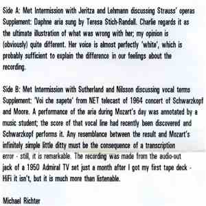 Jeritza, Lehmann / Nilsson, Sutherland - Met Intermissions flac download
