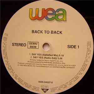 Back To Back  - Say Yes flac download