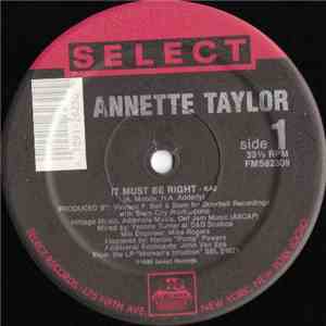Annette Taylor - It Must Be Right flac download