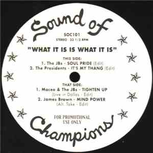Various - What It Is Is What It Is flac download