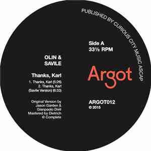 Olin, Savile - Thanks, Karl flac download