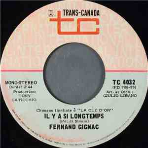 Fernand Gignac - Il Y A Si Longtemps flac download