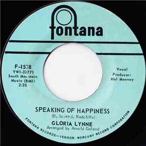 Gloria Lynn - Speaking Of Happiness / Sometimes It Be's That Way FLAC download