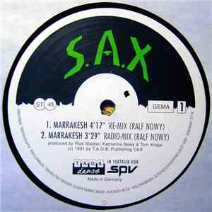 S.A.X. - Marrakesh flac download