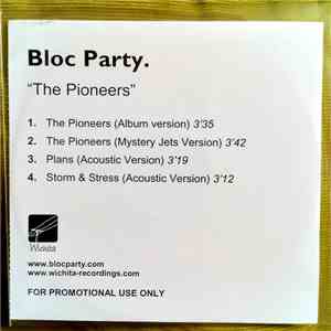 Bloc Party - The Pioneers (4 Mixes) flac download