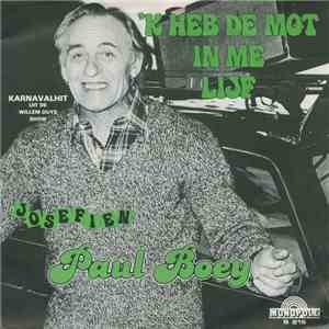 Paul Boey - 'K Heb De Mot In Me Lijf flac download