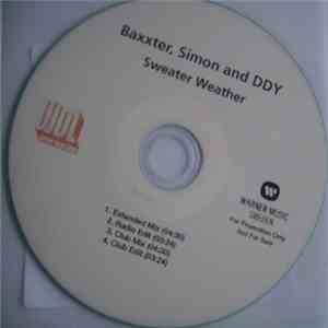 Baxxter, Simon & DDY - Sweater Weather flac download