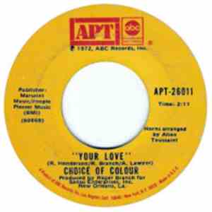 Choice Of Colour - You're Twenty-One Today / Your Love flac download