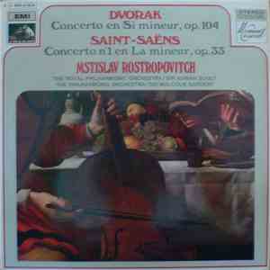 Dvorak / Saint-Saëns - Mstislav Rostropovitch, The Royal Philharmonic Orchestra, Sir Adrian Boult / The Philharmonia Orchestra, Sir Malcolm Sargent - Concerto En Si Mineur, Op. 104 / Concerto N°1 En La Mineur, Op. 33 flac download