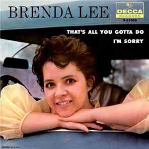 Brenda Lee - I'm Sorry flac download