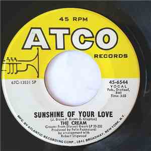 The Cream - Sunshine Of Your Love flac download