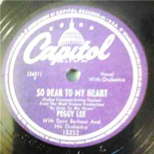 Peggy Lee With Dave Barbour And His Orchestra - So Dear To My Heart / Love Your Spell Is Everywhere flac download