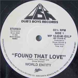 World Entity - Found That Love flac download