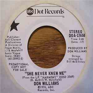 Don Williams  - She Never Knew Me flac download