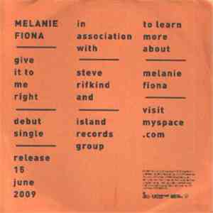 Melanie Fiona - Give It To Me Right flac download