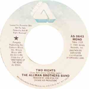 The Allman Brothers Band - Two Rights flac download