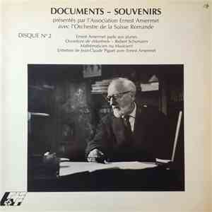 Ernest Ansermet - Documents - Souvenirs / Disque No 2 flac download