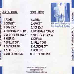 Embrace - Out Of Nothing (Album + Instr.) flac download