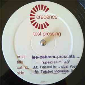 Lee-Cabrera - Special 2003 flac download