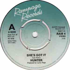 Hunter  - She's Got It / Garden Of Eden flac download