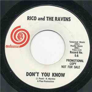 Rico And The Ravens - Don't You Know / In My Heart flac download
