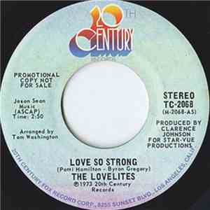The Lovelites - Love So Strong flac download