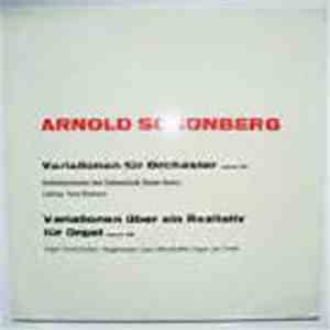 Arnold Schönberg - Variationen Für Orchester Op. 31 / Variationen Über Ein Rezitativ Für Orgel Op. 40 flac download