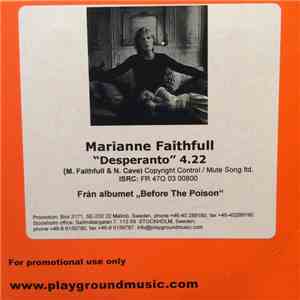 Marianne Faithfull - Desperanto flac download
