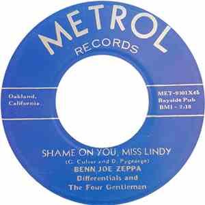 Benn Joe Zeppa With Differentials And The Four Gentlemen - Shame On You, Miss Lindy flac download