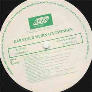 Various - Kärntner Weihnachtssingen flac download